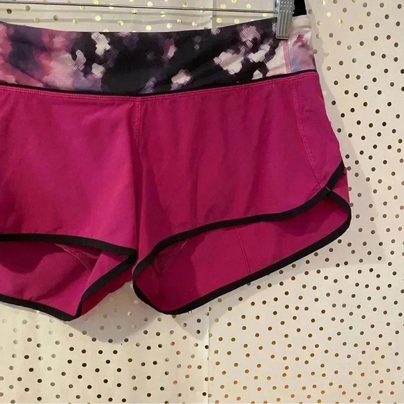 Lululemon Pink Speed Up Shorts - Picture 3 of 6